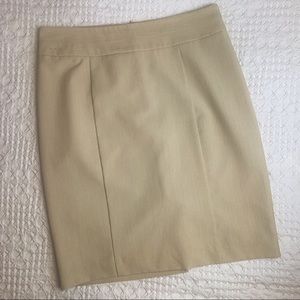 🖤 Career Beige George Skirt